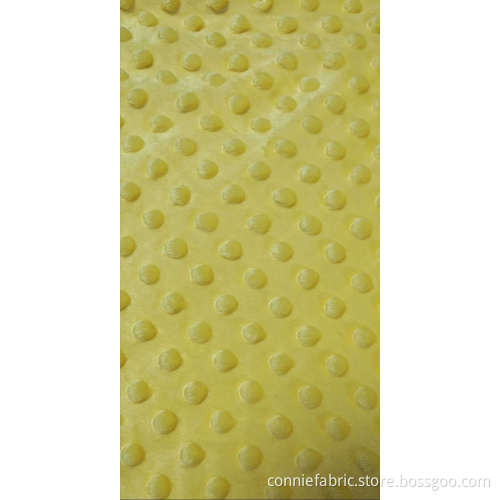100% Polyester Angel Fleece mit geprägt